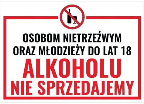 raport zakazów sprzedaży alkoholu